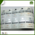 Custom Clear Vinyl Stickers Printing Transparent Hot Stamping Cocktail Labels
